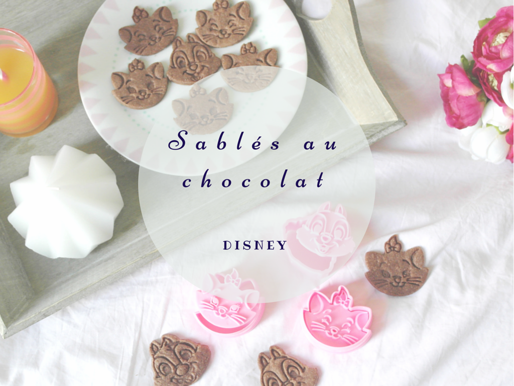 Sablés au chocolat Disney