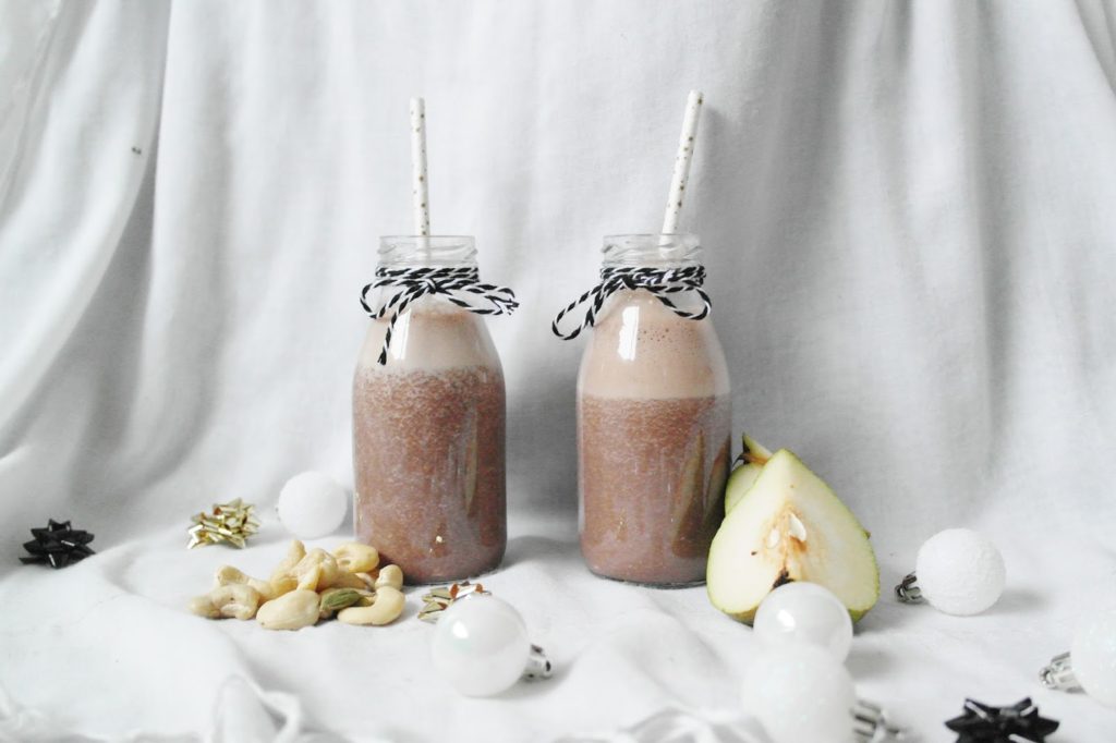 SMOOTHIE VEGAN POIRE CHOCOLAT