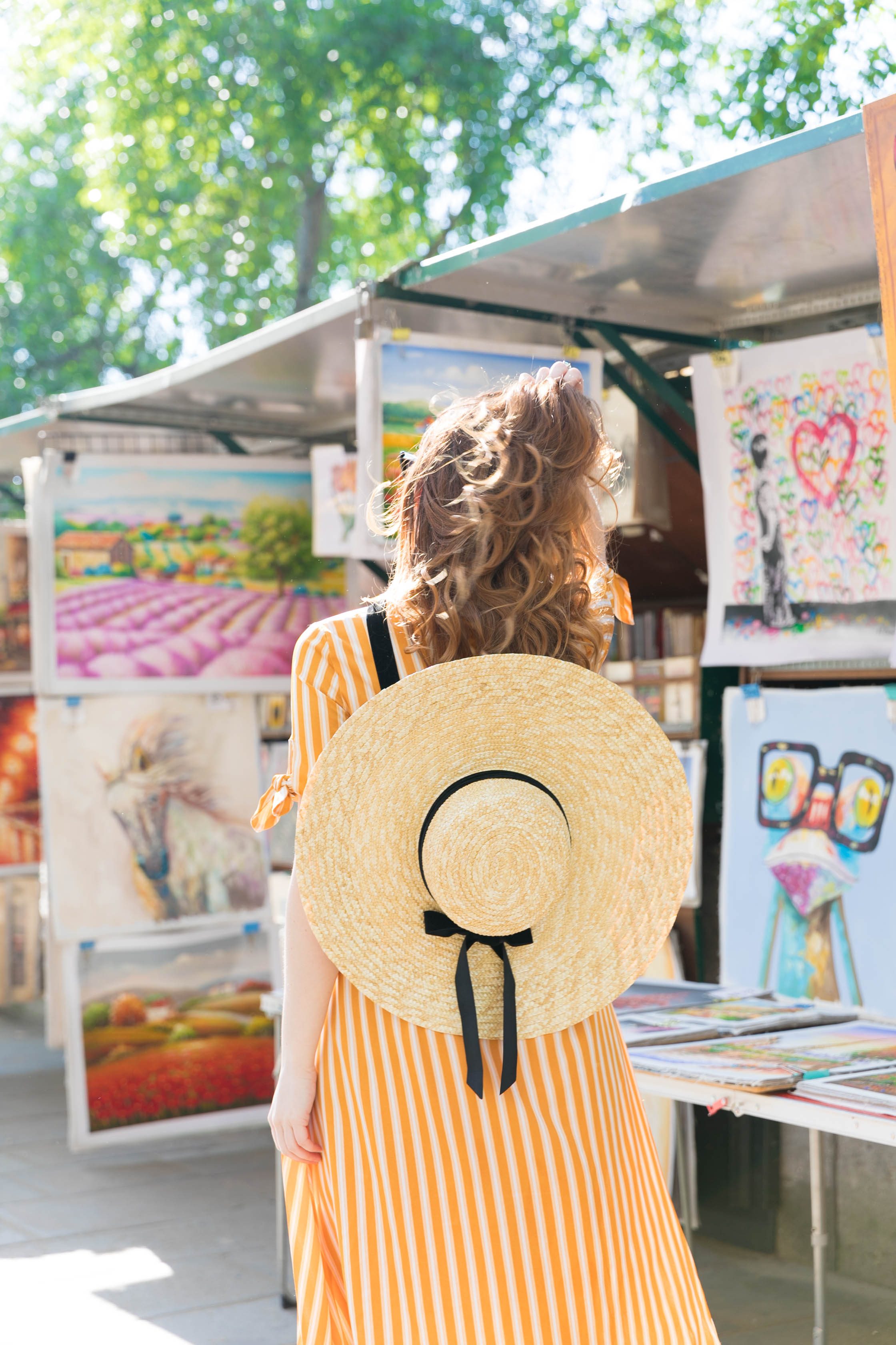 robe-rayure-retro-vintage-paris-bouquiniste-charlie-sugar-town