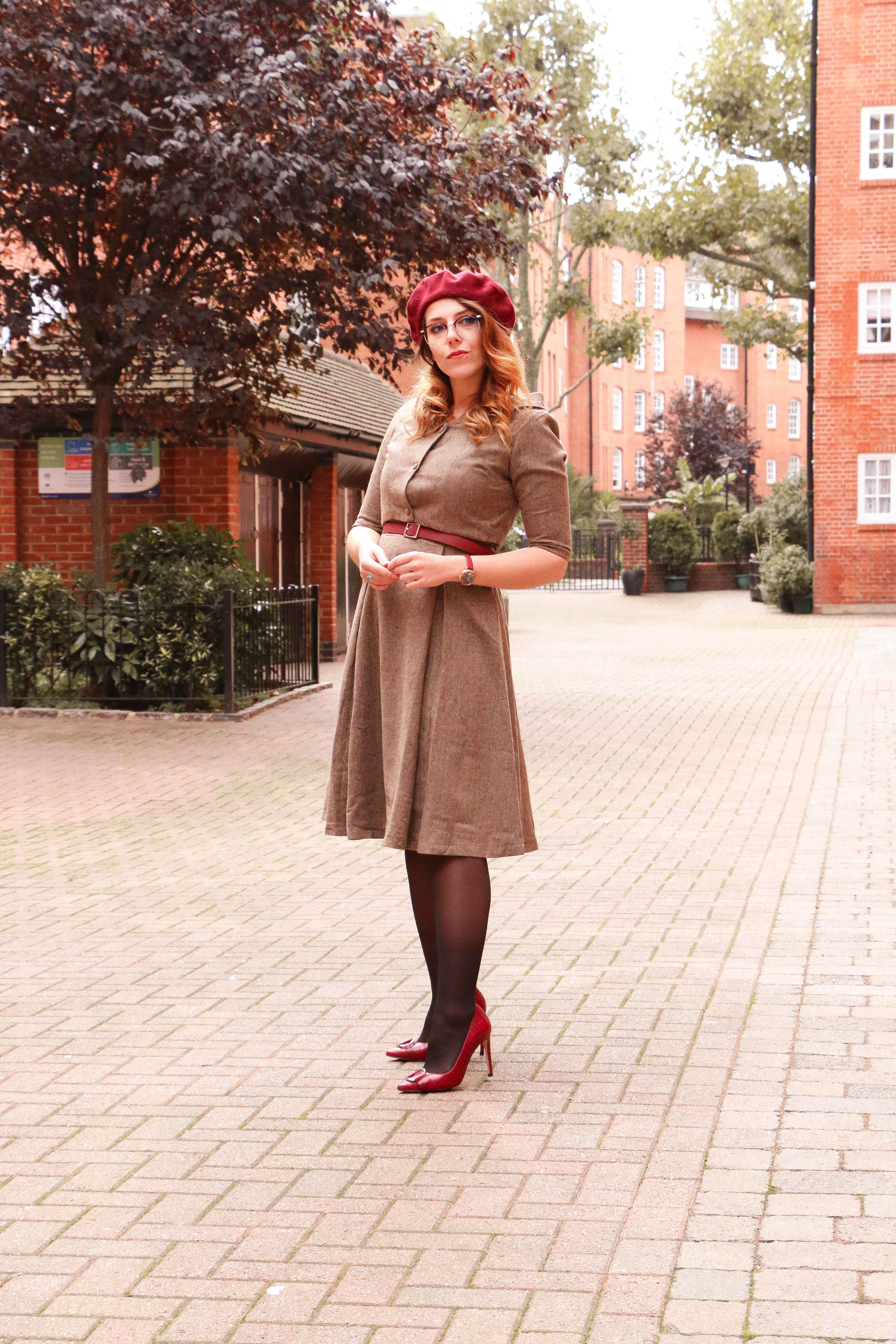 Look londonien vintage Lindy Pop Charlie Sugar Town Londres Pin up blog rétro vintage paris