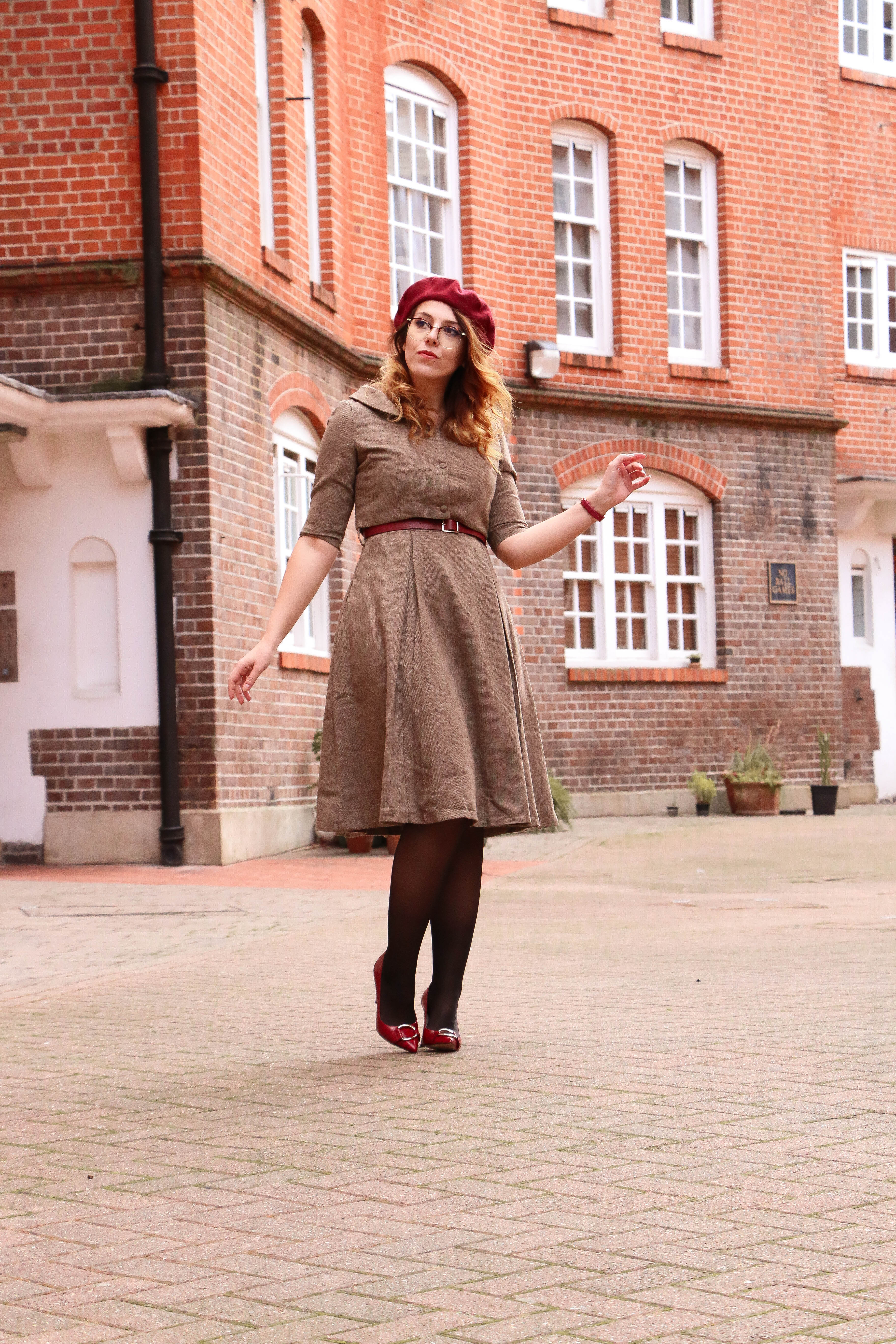 Look londonien vintage Lindy Pop Charlie Sugar Town Londres Pin up blog rétro vintage paris