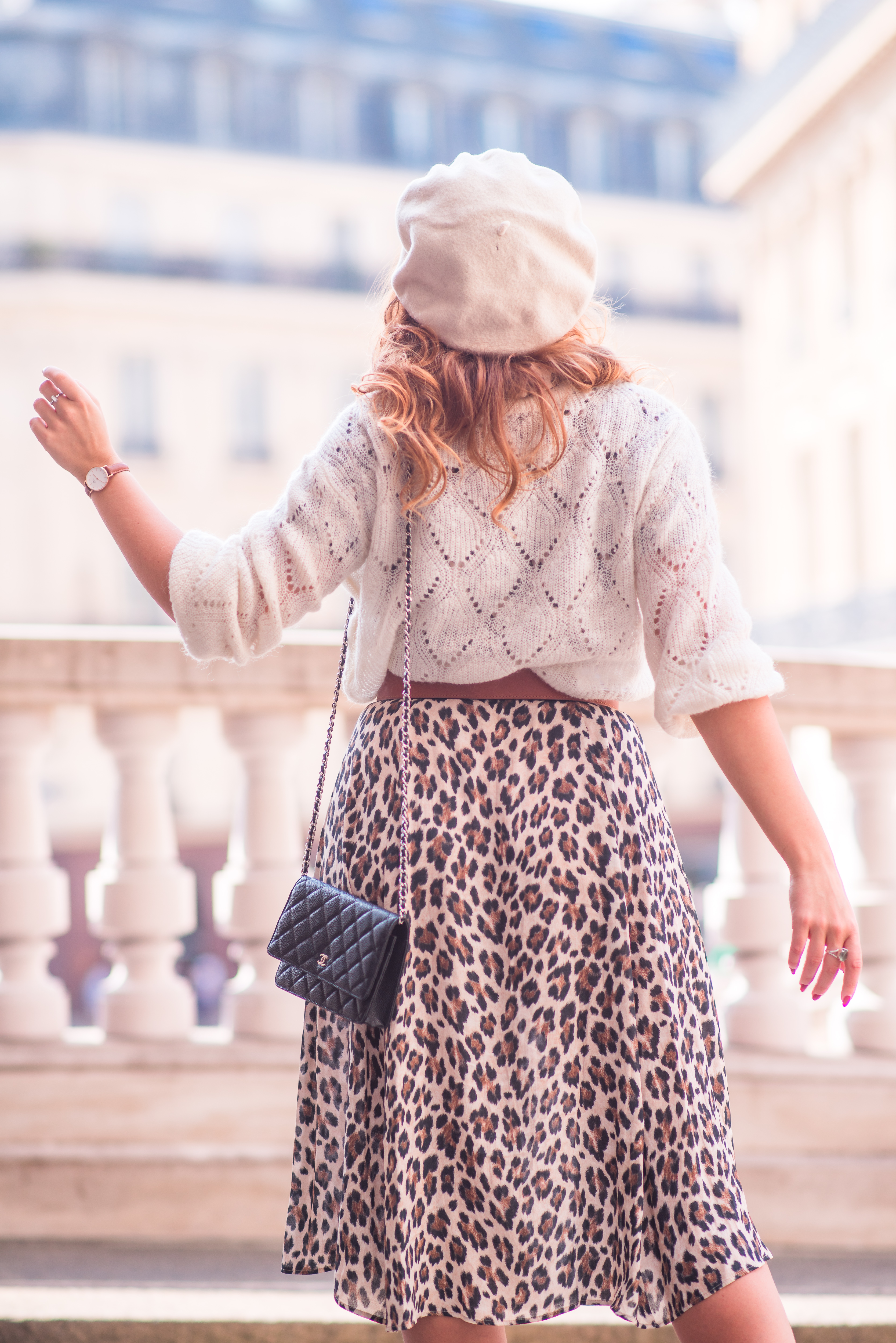 robe imprimé léopard sac chanel blog rétro paris blog vintage paris charlie sugar town Opéra 